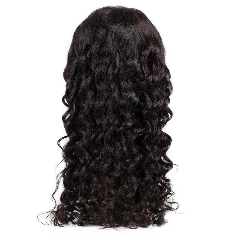 13x4 HD Transparent Lace Front Loose Curly Wig
