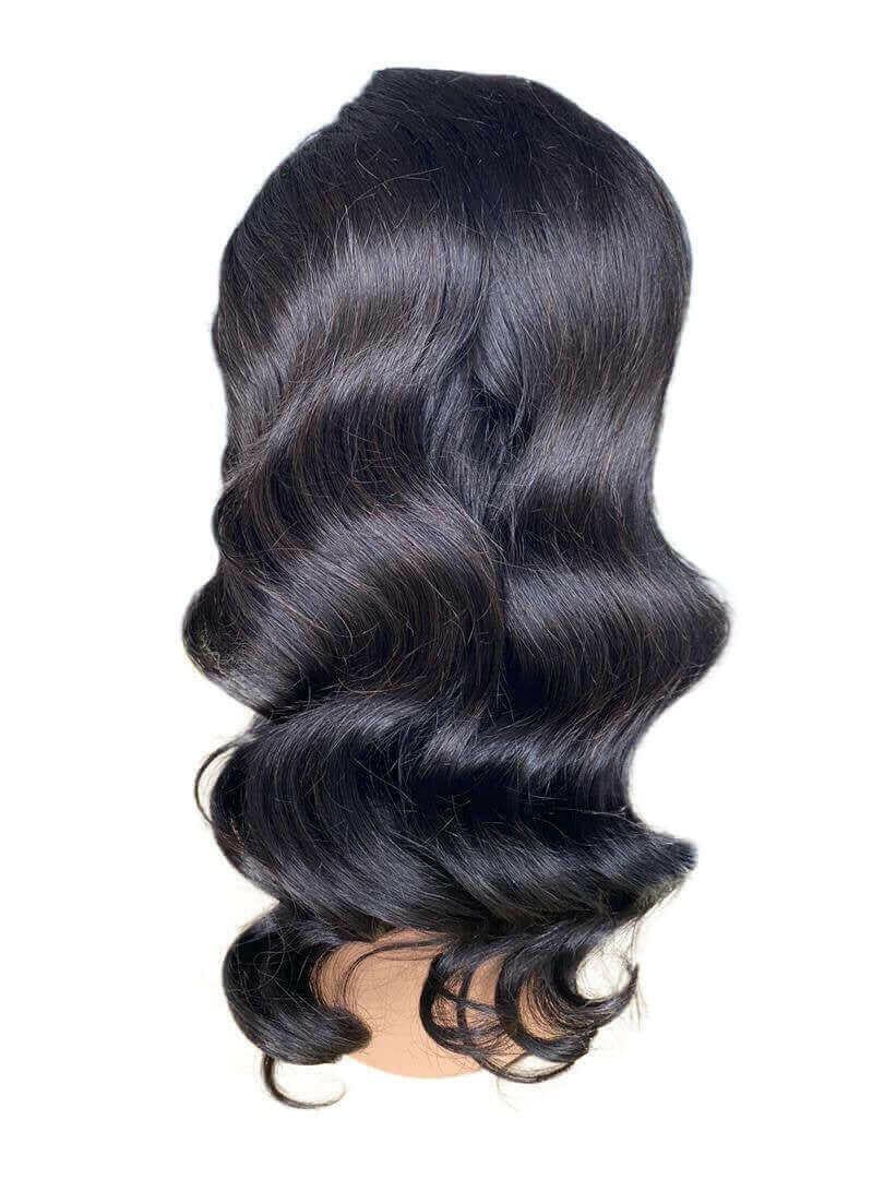 Loose Body Wave 13x6 Transparent Lace Frontal Brazilian Human Hair Wig.