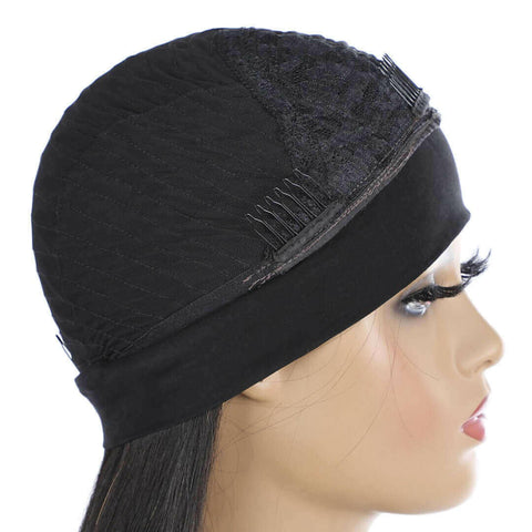 Headband Wig Straight Human Hair Scarf Wig No GLUE Easy Wear for Women.