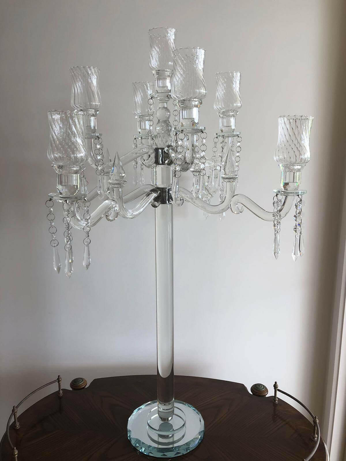 Crystal Candelabra 9 Heads 86cm Height Candle.