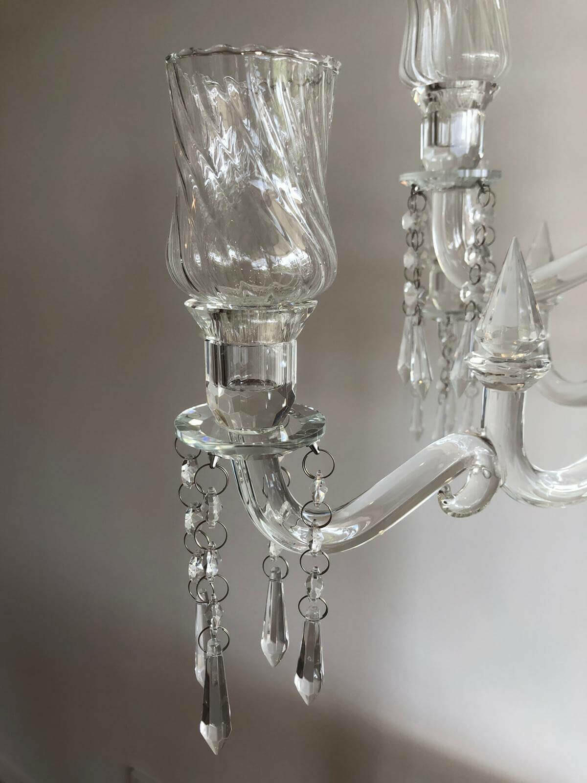 Crystal Candelabra 9 Heads 86cm Height Candle.