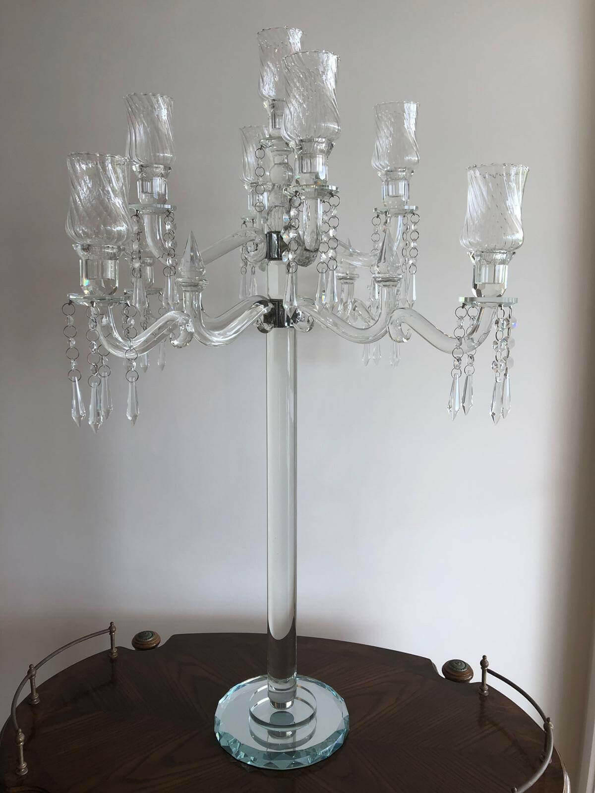 Crystal Candelabra 9 Heads 86cm Height Candle.