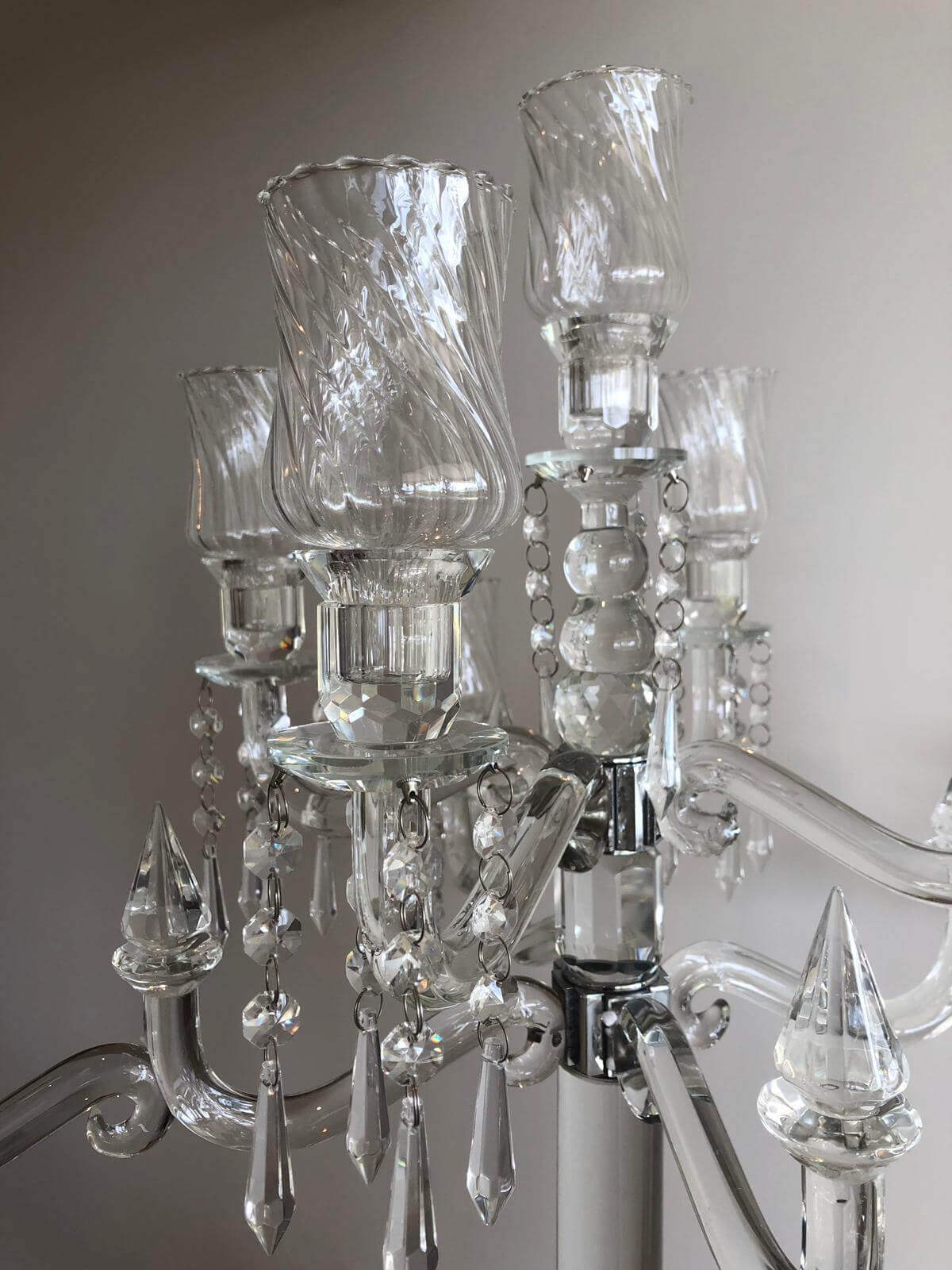 Crystal Candelabra 9 Heads 86cm Height Candle