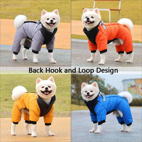 Winter Warm Thicken Pet Dog Jacket Waterproof Dog Clothes For Small.