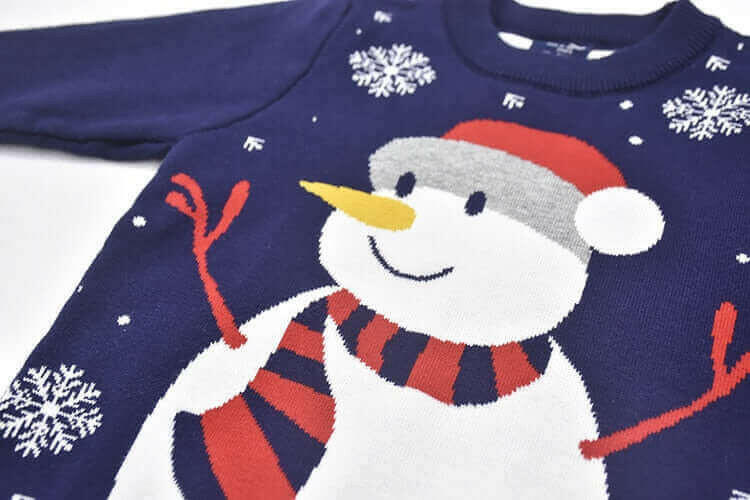 Christmas Snowman Children's Sweater.