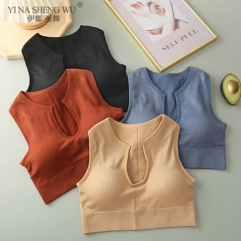 Yoga Set Gym Set Workout Clothes for Women Seamless Leggings Sports