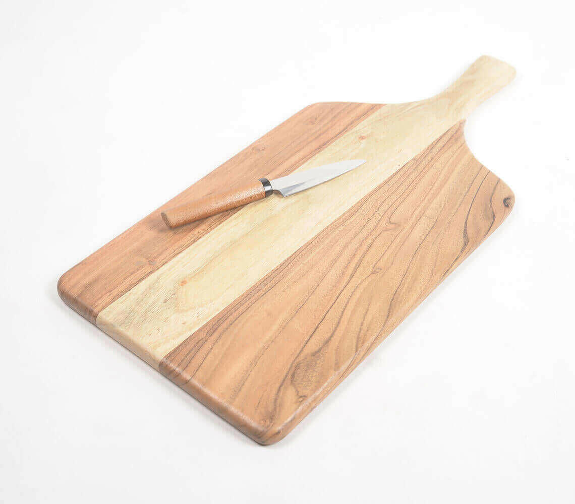 Sleek Raw Wooden Chopping Board
