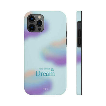 Take a Break and Dream Touch Case for iPhone with Wireless Charging.