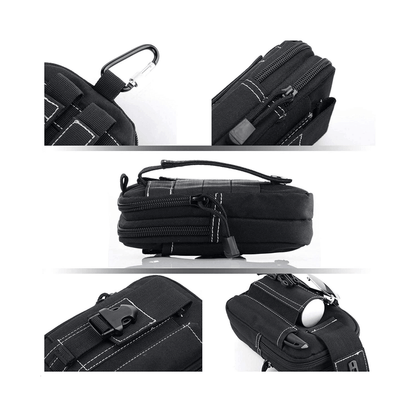 Tactical MOLLE Pouch &amp; Waist Bag for Hiking &amp; Outdoor Activities