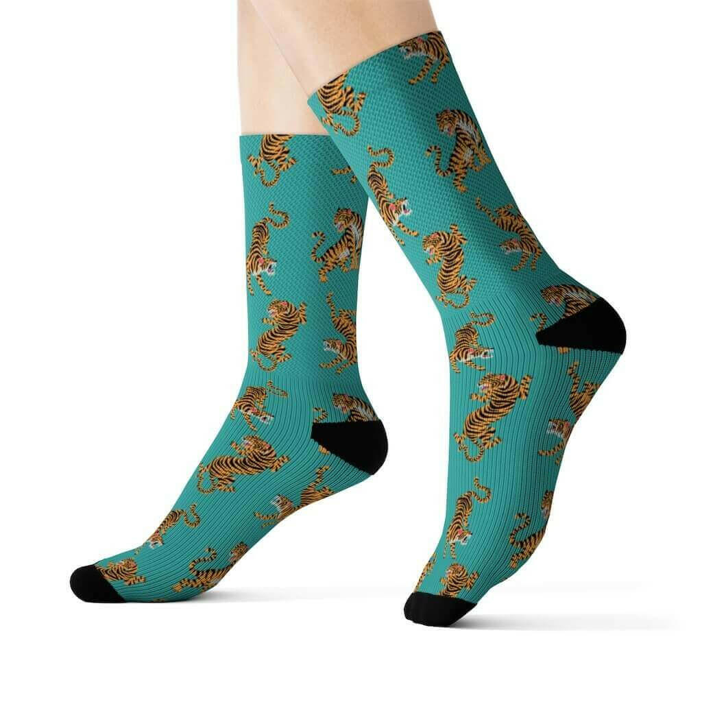 Tiger Fun Novelty Socks.