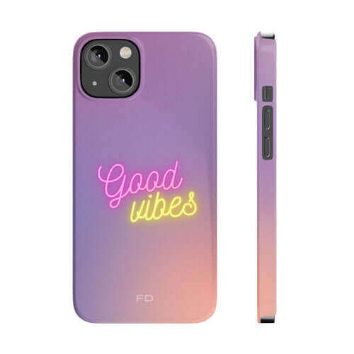 Good Vibes Theme Slim Case for iPhone 14 Series