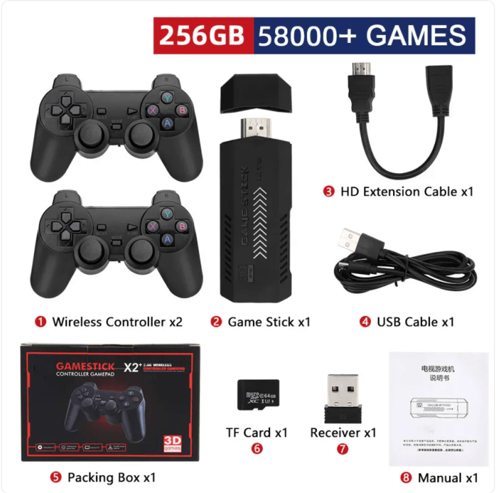 X2GD10 &amp; X2 Plus TV Gaming Console – English Versions