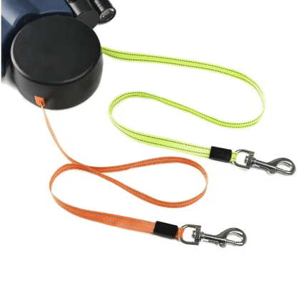Dual Retractable Dog Leash with Light – 3m Leads