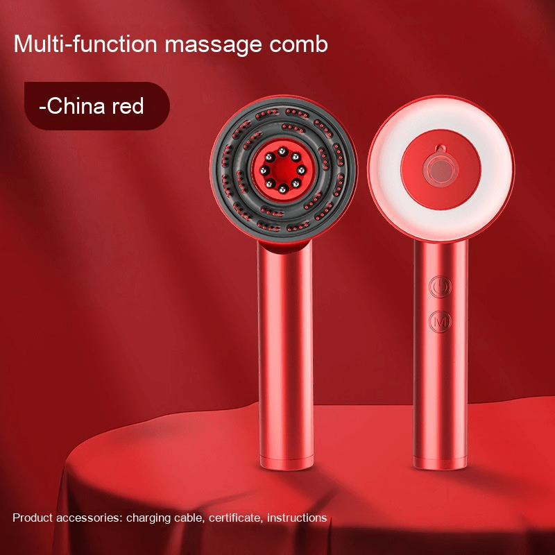 Scalp Massage Comb with Soft, Flexible Bristles