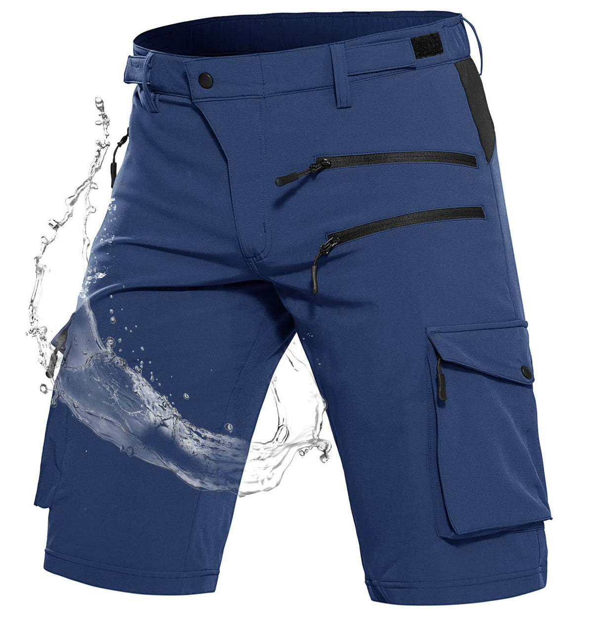 Wespornow Men’s Quick-Dry Hiking Shorts, Indigo