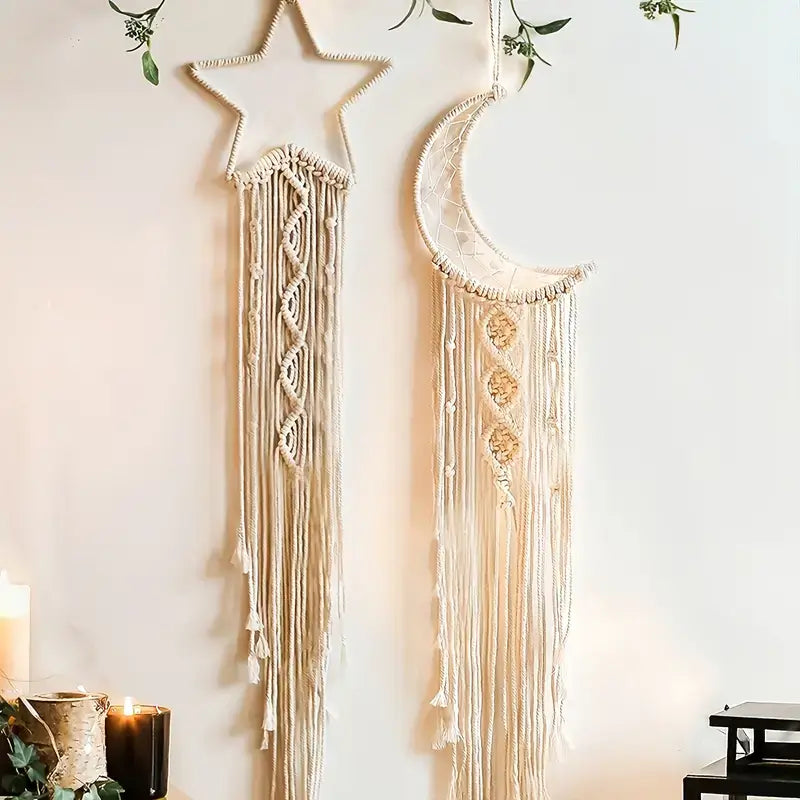 Boho Hand-Woven Dream Catcher Wall Hanging