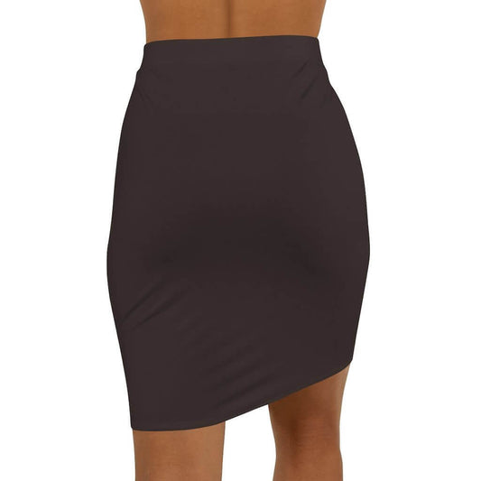 Womens Skirt, Dark Chocolate Brown Pencil Skirt