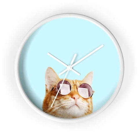 Cat is Alway's Right Wall clock.