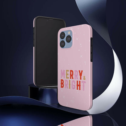 Merry & Bright Tough Case for iPhone with Wireless Charging.