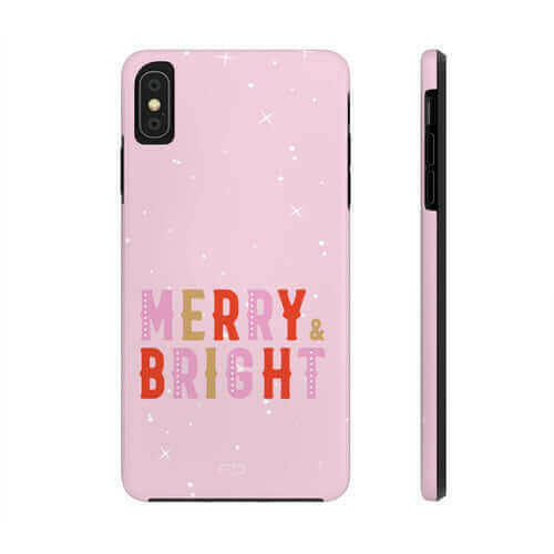 Merry & Bright Tough Case for iPhone with Wireless Charging.