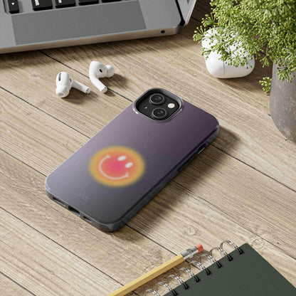 Smiley Face Tough Case - Best iPhone Case with Wireless Charging.