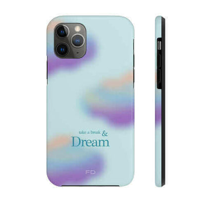 Take a Break and Dream Touch Case for iPhone with Wireless Charging.