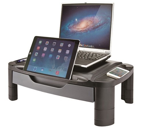 Aidata USA MR-1002G Professional Monitor Stand With Drawer.