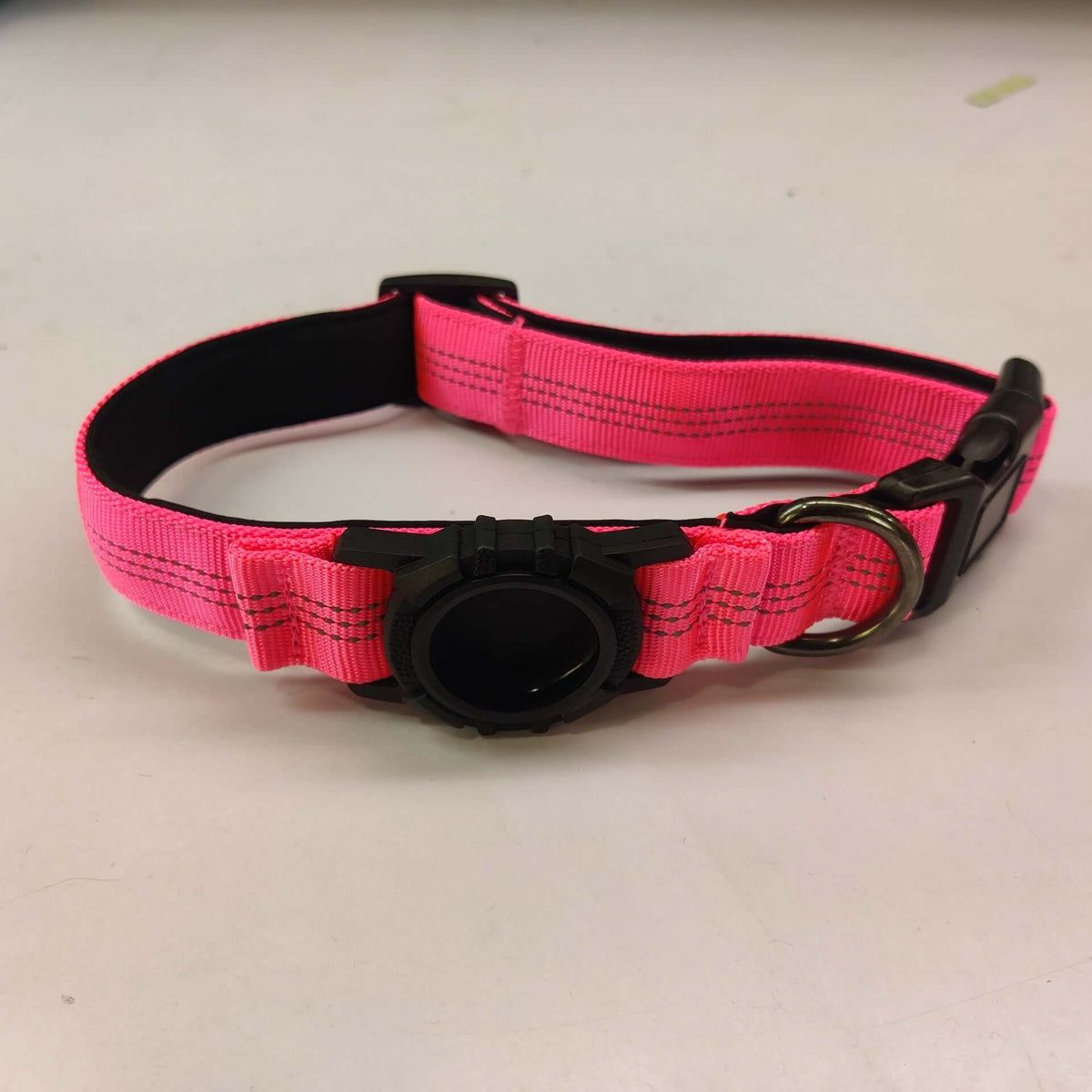 Reflective Dog Collar with Apple AirTag Holder