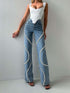 Loose Straight Leg Jeans And Fashionable Casual Pants With A Rhine