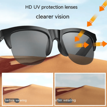 Bluetooth Audio Sunglasses with Polarized Lenses