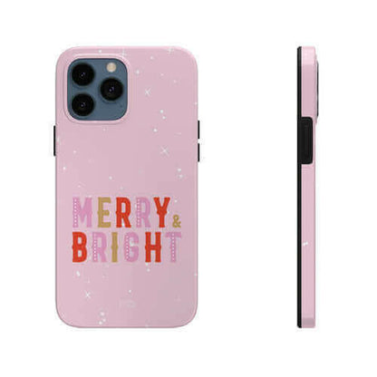 Merry & Bright Tough Case for iPhone with Wireless Charging.