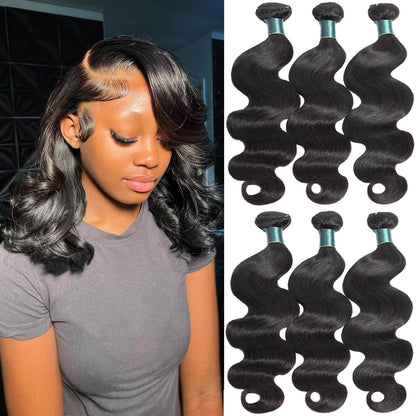 Superfect Body Wave Human Hair Bundles – 12, 14 &amp; 16 Inches