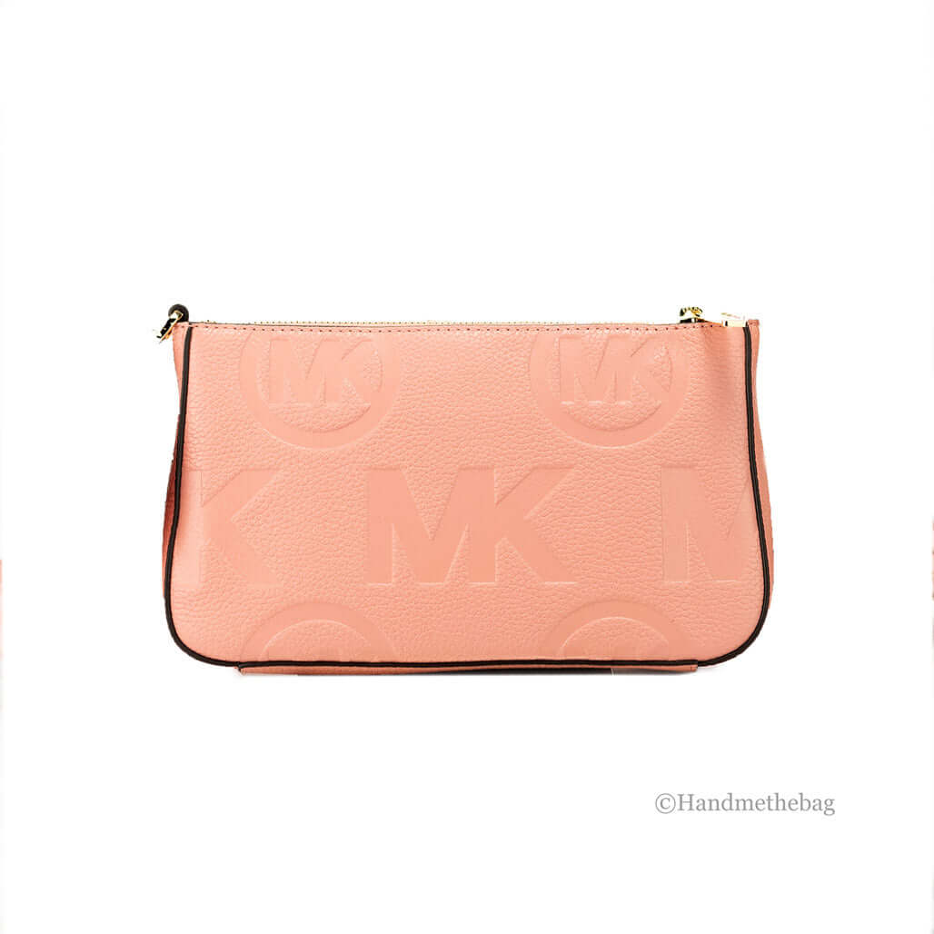 Michael Kors Jet Set Small Leather Crossbody Bag, Primrose