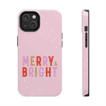 Merry & Bright Tough Case for iPhone with Wireless Charging.