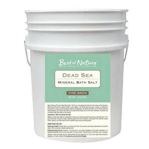 Dead Sea Mineral Bath Salt - Bulk Sizes.