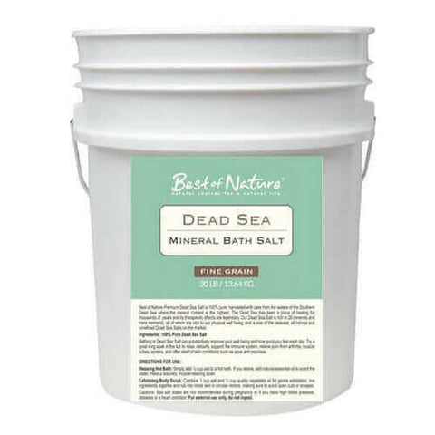 Dead Sea Mineral Bath Salt - Bulk Sizes.