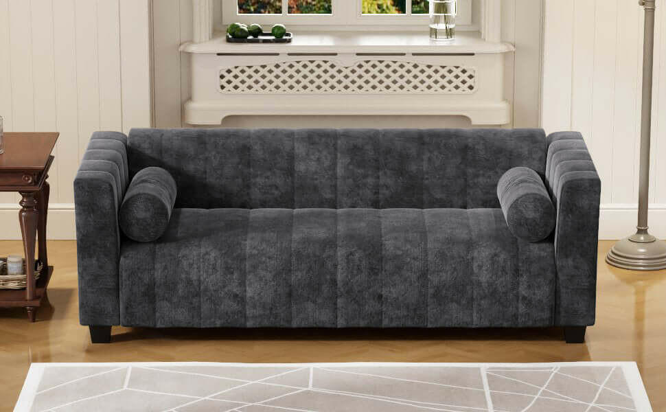 78.7''Upholstered Sofa for Living Room, Bedroom, Salon, Simplified.