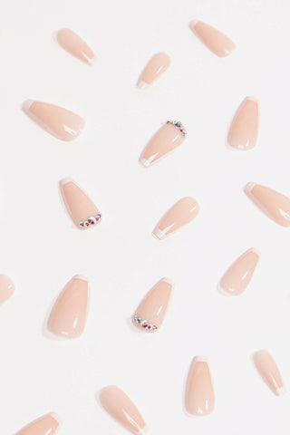 Beige Twinkle | Soft & Durable Press-On Nails.