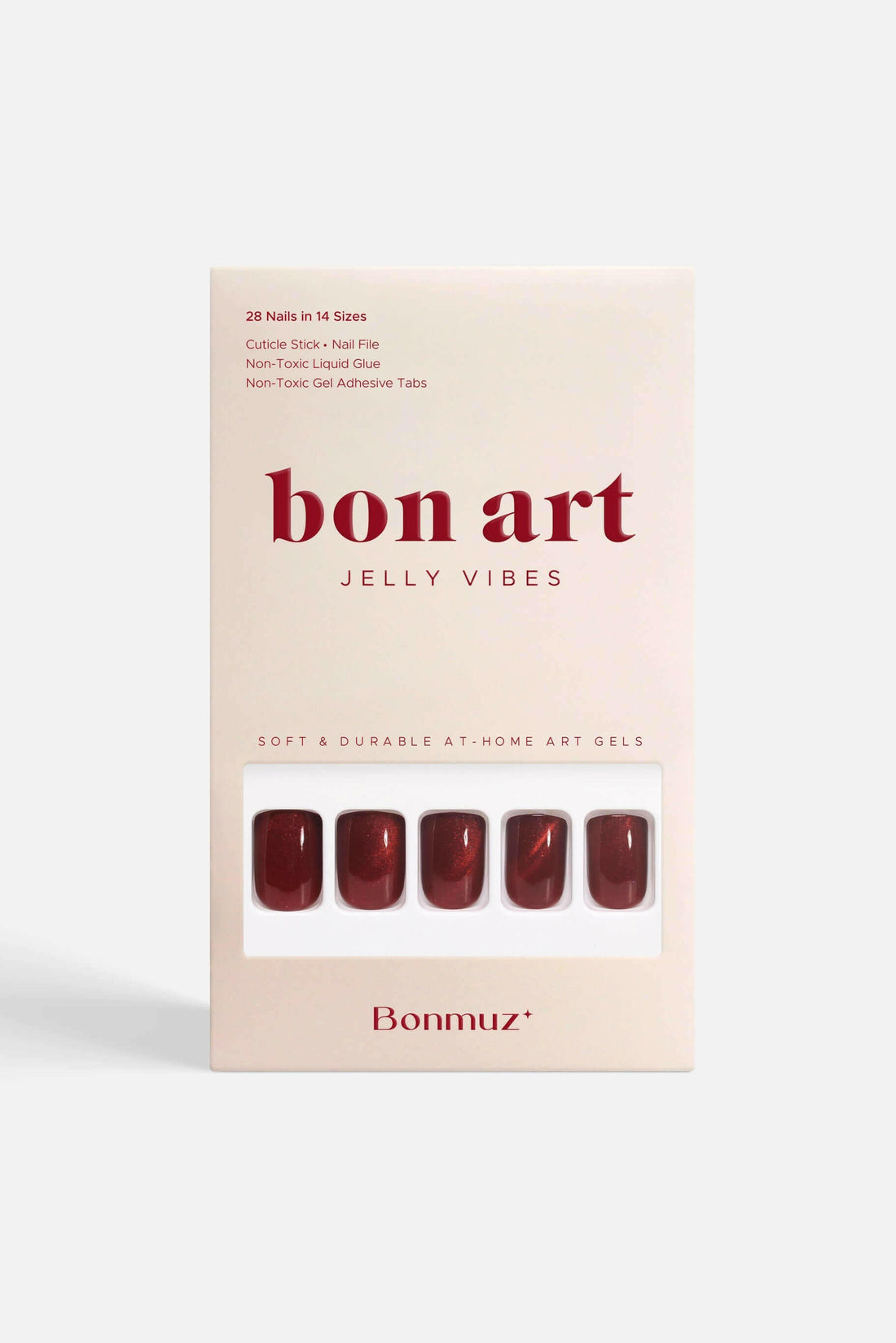 Starlite Red | Soft &amp; Durable Press-On Nails