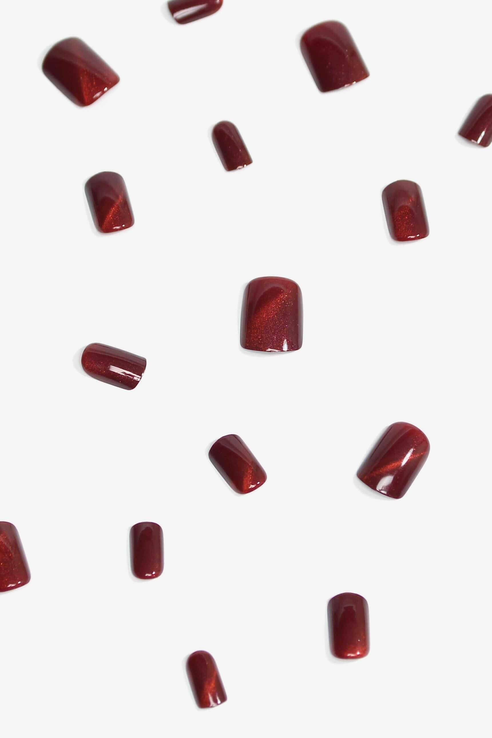 Starlite Red | Soft & Durable Press-On Nails.