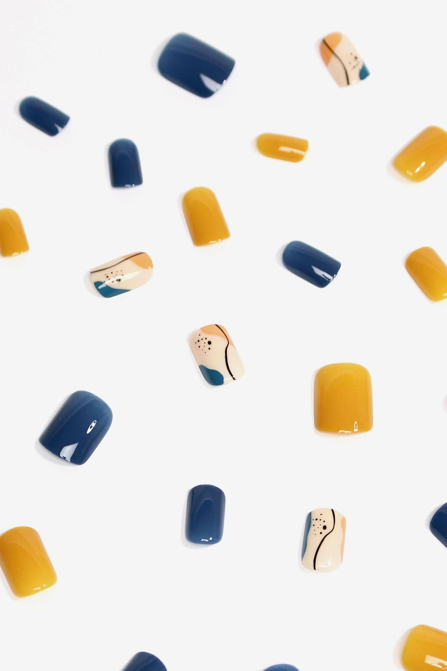 Tangerine Garden | Soft &amp; Durable Press-On Nails