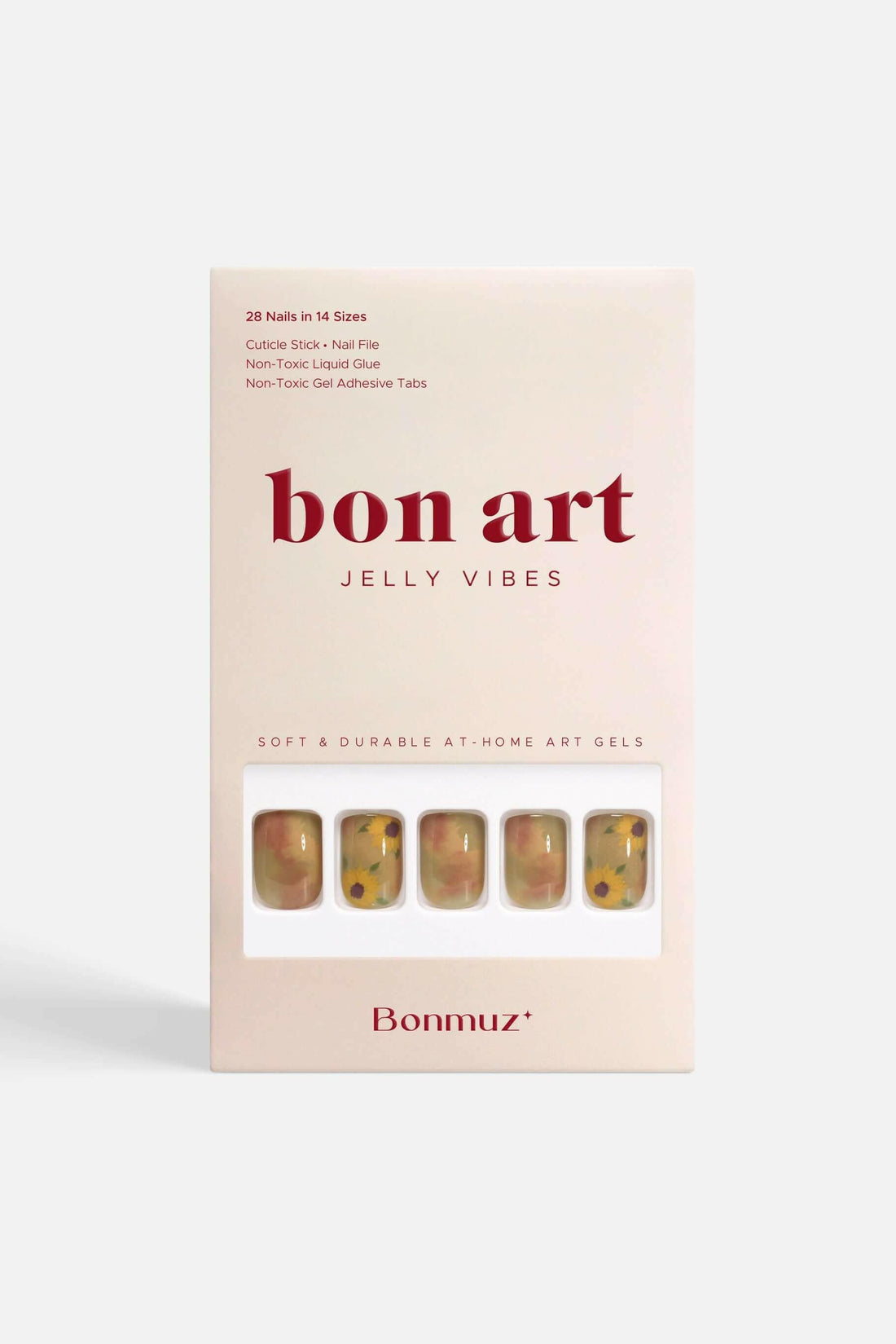 Sunflower Watercolor | Soft &amp; Durable Press-On Nails