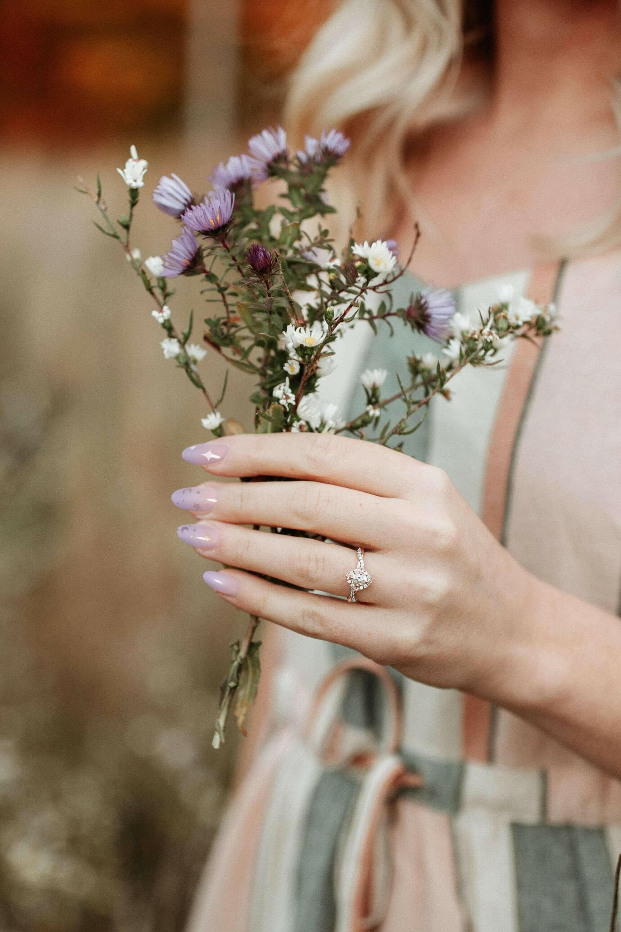 Sky At Dawn | Soft & Durable Press-On Nails.