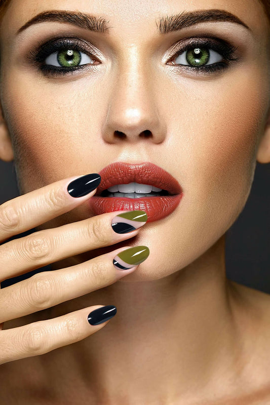 Mellow Olive | Soft & Durable Press-On Nails.