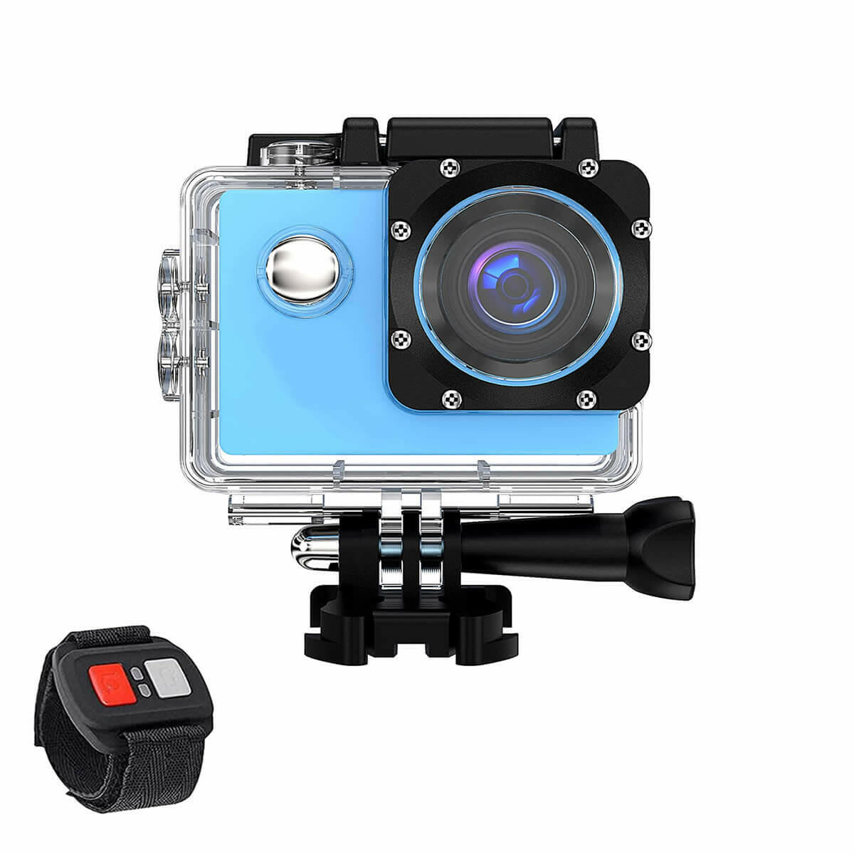 4K  Waterproof All Digital UHD WiFi Camera + RF Remote And Accessories.