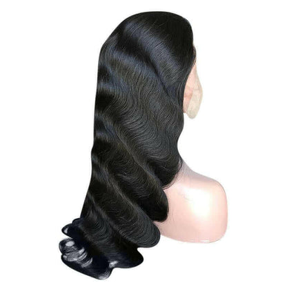 Body Wave 13x6 Transparent Lace Frontal Brazilian Human Hair Wigs.