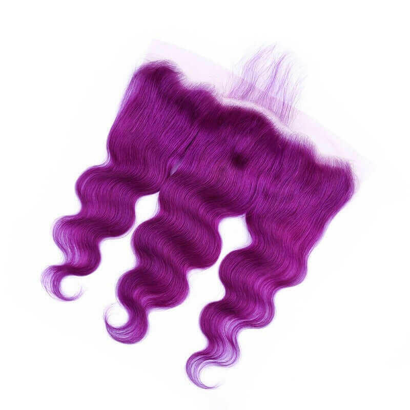 Body Wave 10A Grade Purples #1B/ purple 3/4 BUNDLES with CLOSURES & FR.