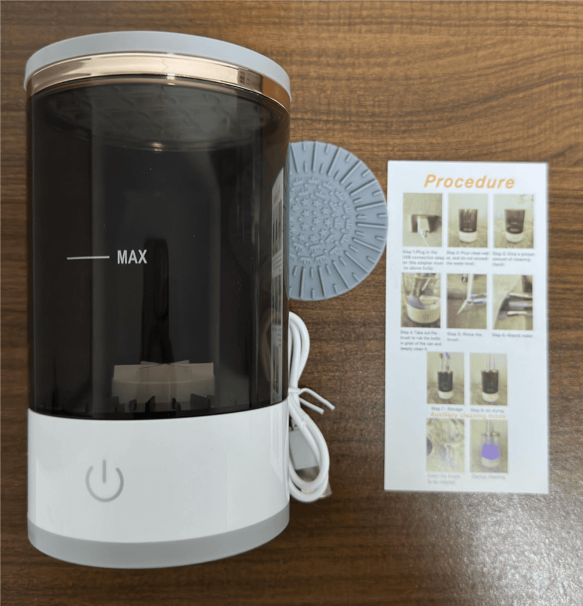 Rechargeable Electric Makeup Brush Cleaner