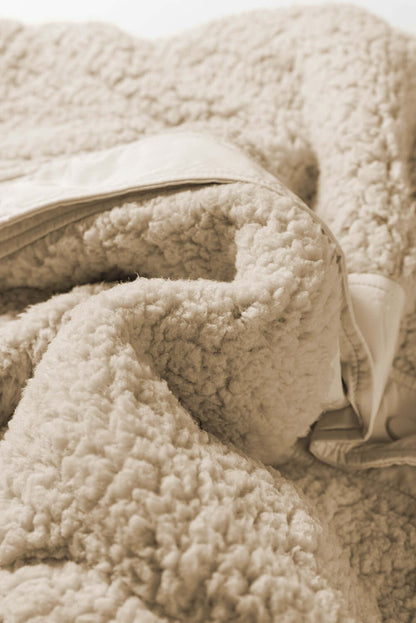 Solid Fleece Snap Button Side Tie Vest