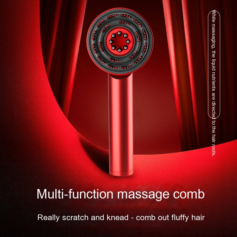 Scalp Massage Comb with Soft, Flexible Bristles